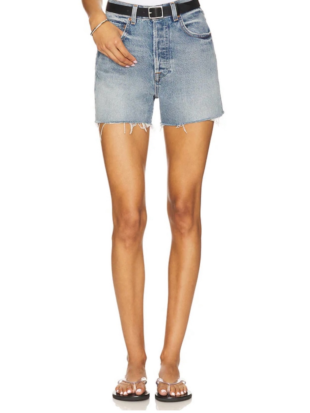 Jules Super High Rise Vintage Short in Wave Hill